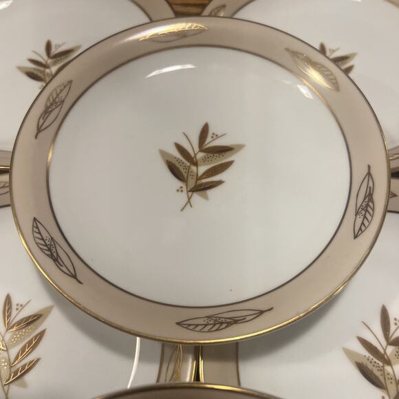 SET OF SIX Noritake Fontana 6” Bread & Butter Plates Pristine EXCELLENT! - Picture 3 of 9